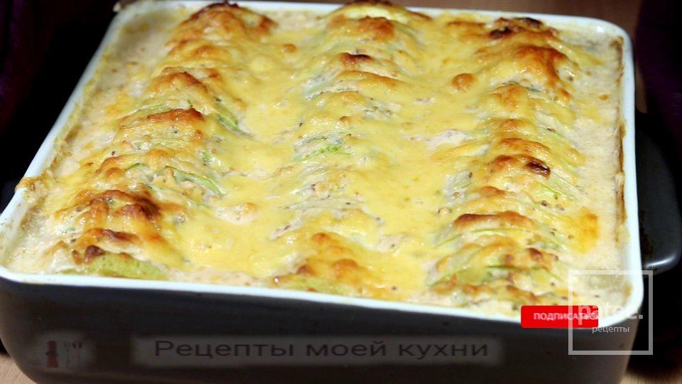 Кабачки с фаршем в духовке в сметанном соусе - Шаг 12