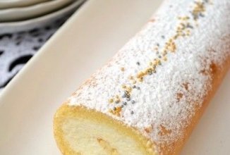 Рулет с творожным кремом 🍰