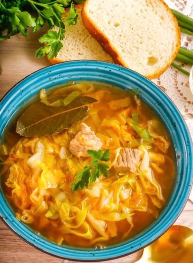 Томлёные «Щи» из свежей капусты 🍲 - Шаг 1