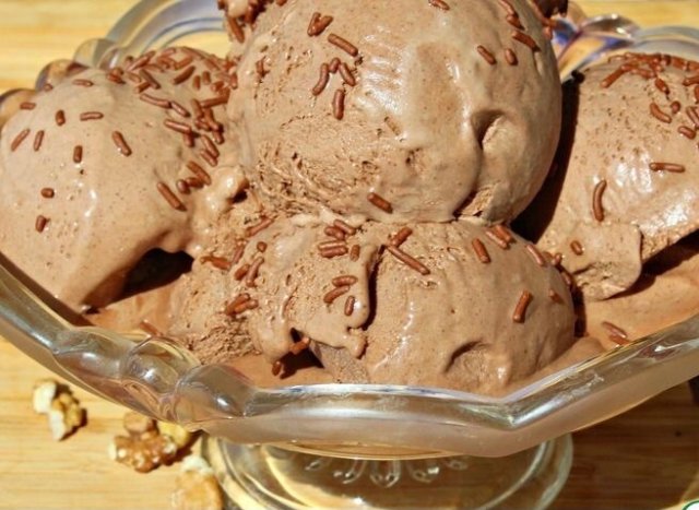 Шоколадное мороженое 🍧