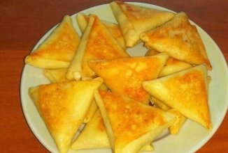 Треугольные блинчики с начинкой «Бендерики» 🥞