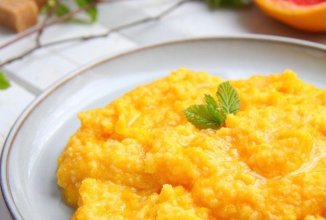 Пшенная каша с тыквой на кокосовом молоке 🥣