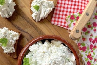 Творожный сыр с зеленью 🧀