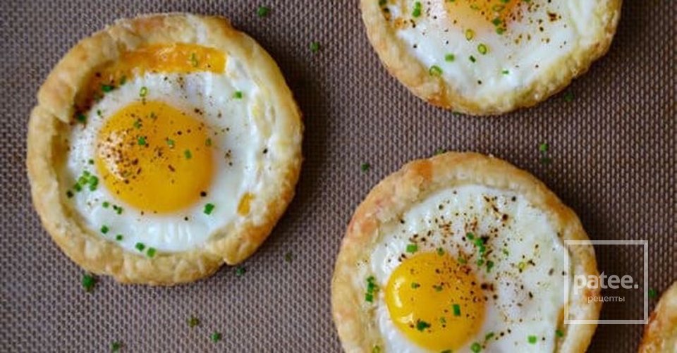 Яичница в слоеном тесте 🍳 - Шаг 1