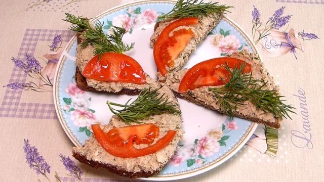 Намазка на бутерброды из шпрот 🥪