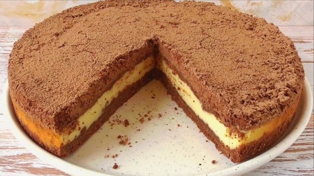 Эстонский торфяной творожный пирог 🍮
