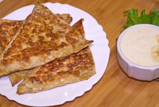 Конвертики из лаваша колбасой и сыром🧀