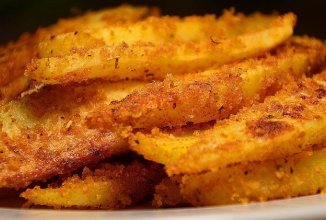 Картофель в сырной панировке 🧀