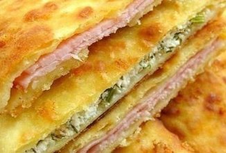 Сырные лепешки на кефире🫓