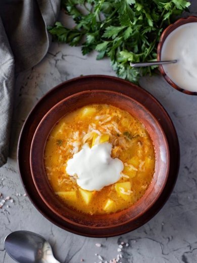 Щи с рисом и свежей капустой 🍲 - Шаг 1