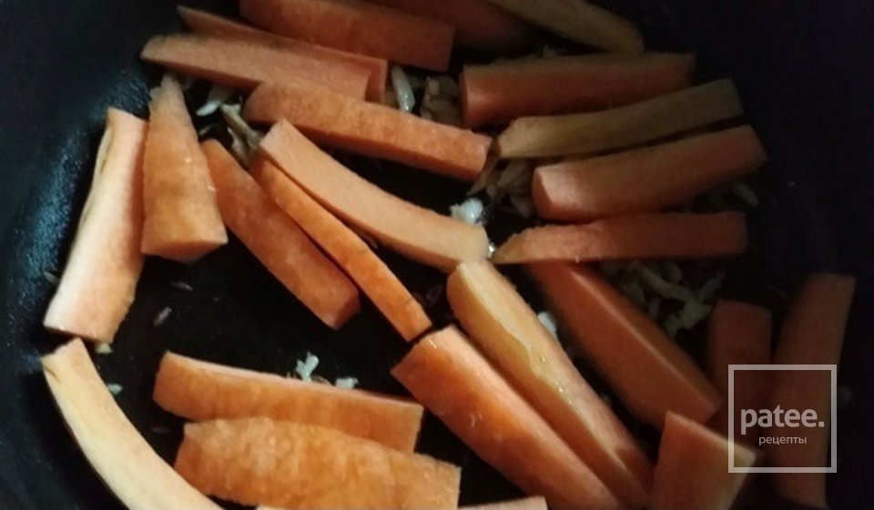 Куриная печень с морковью 🥕 - Шаг 5