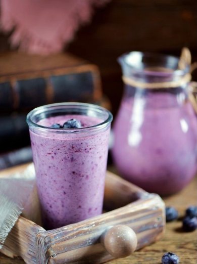 Ягодный протеиновый коктейль с мёдом 🍹 - Шаг 1