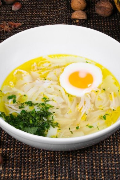 Куриный суп с яйцом🍲 - Шаг 1