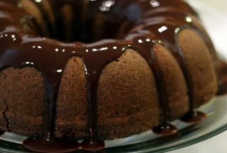 Шоколадный кекс с глазурью!