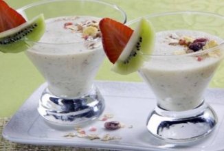 Мусс с киви и клубникой 🍓