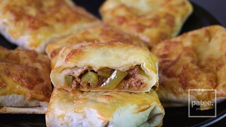 Закуска из лаваша с мясоовощной начинкой 🫓 - Шаг 1