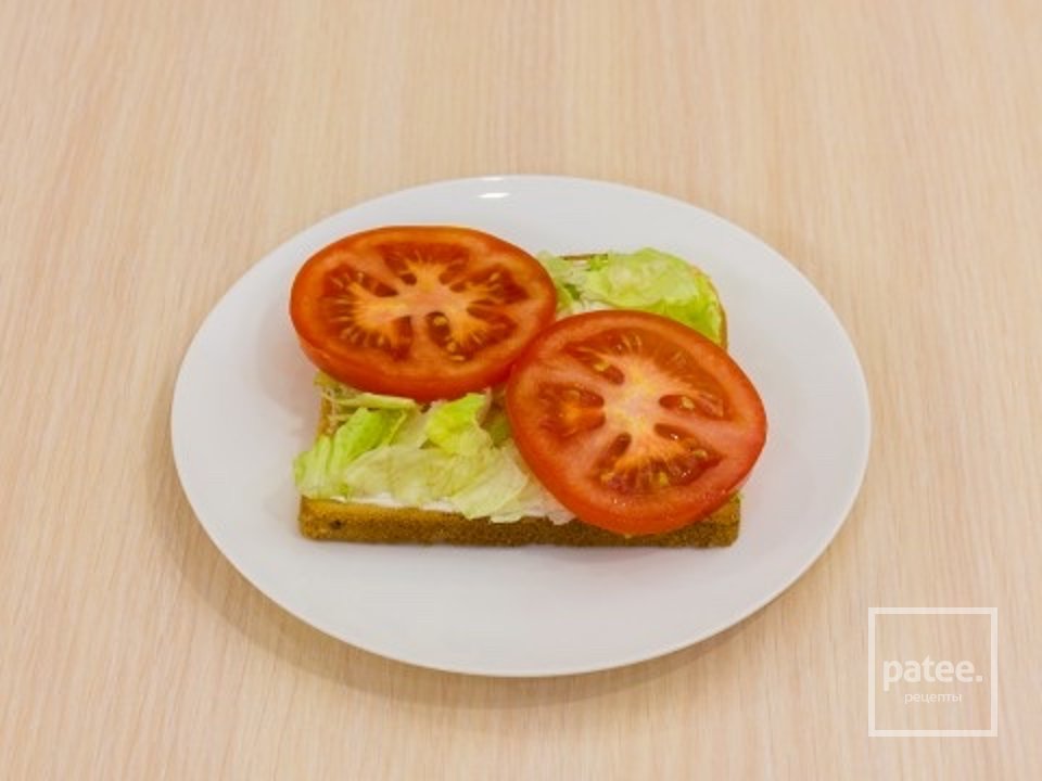 Сендвич с беконом и яичницей 🥪 - Шаг 9