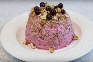 Творожный-ягодный десерт 🧁