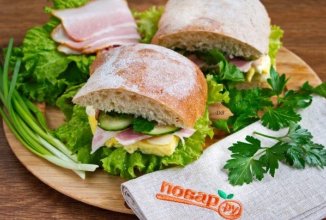 Бутерброд из чиабатты 🥪