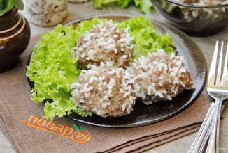 Ёжики из фарша и риса🍚