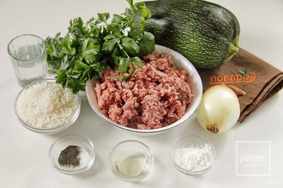 Ёжики из фарша и риса🍚 - Шаг 1