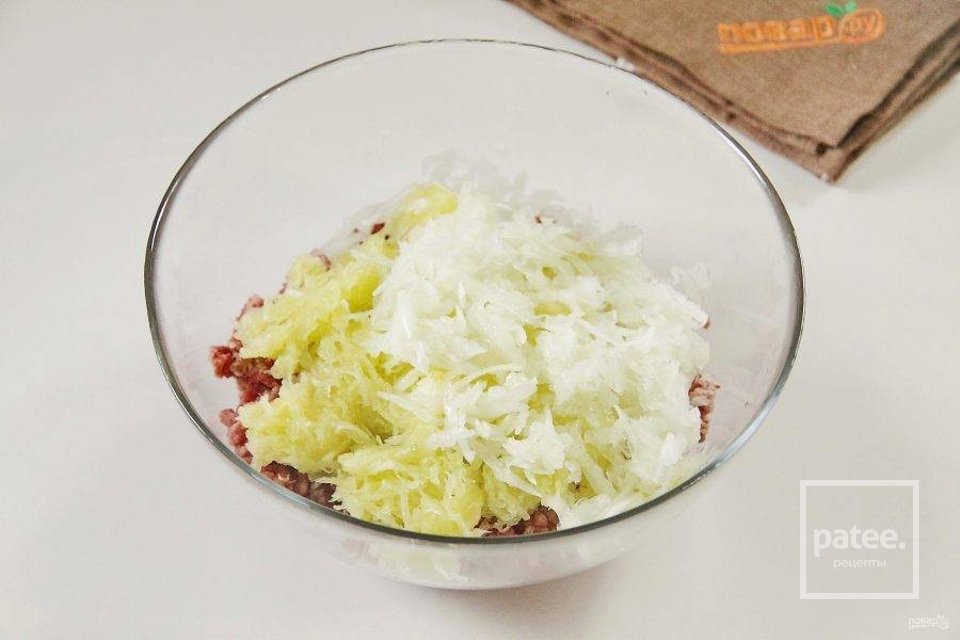 Ёжики из фарша и риса🍚 - Шаг 3