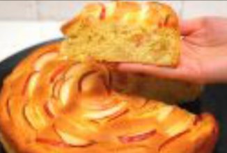 Шарлотка с яблоками