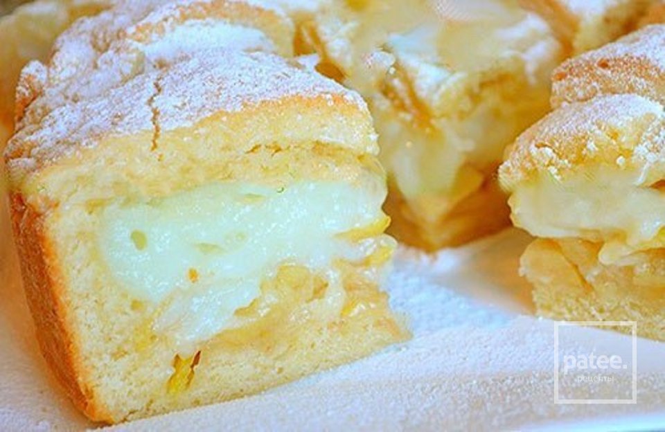 ВКУСНЕЙШИЙ Яблочный пирог с НЕЖНЕЙШИМ заварным кремом🍰 - Шаг 1
