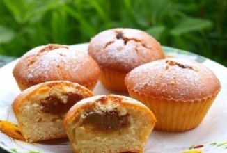 Кексы со сгущенкой 🧁