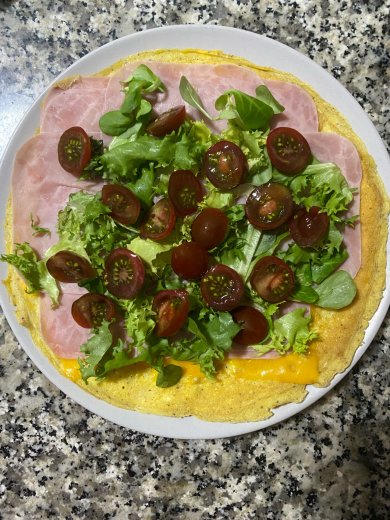 Яичный рулетик с ветчиной и сыром - Шаг 6