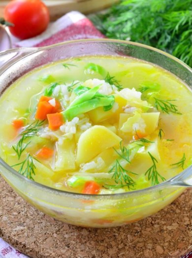 Суп из молодой капусты 🥣 - Шаг 1