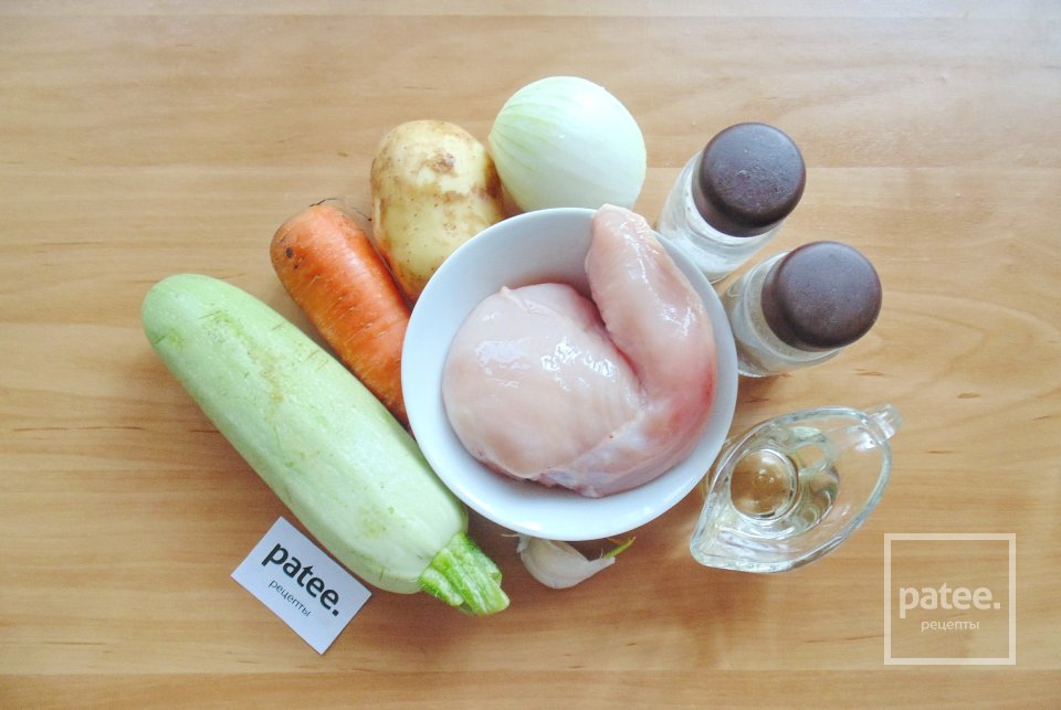 Котлеты с кабачком и картофелем - Шаг 1