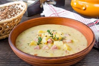 Картофельный суп с ветчиной 🍲