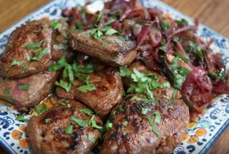 Говяжья печень по-Венициански👍🏼