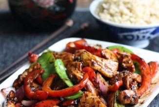 Курица с овощами в соусе «Терияки»🍗