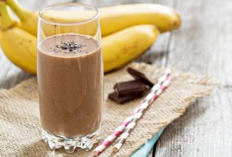 Банановый смузи с овсянкой и какао 🍌