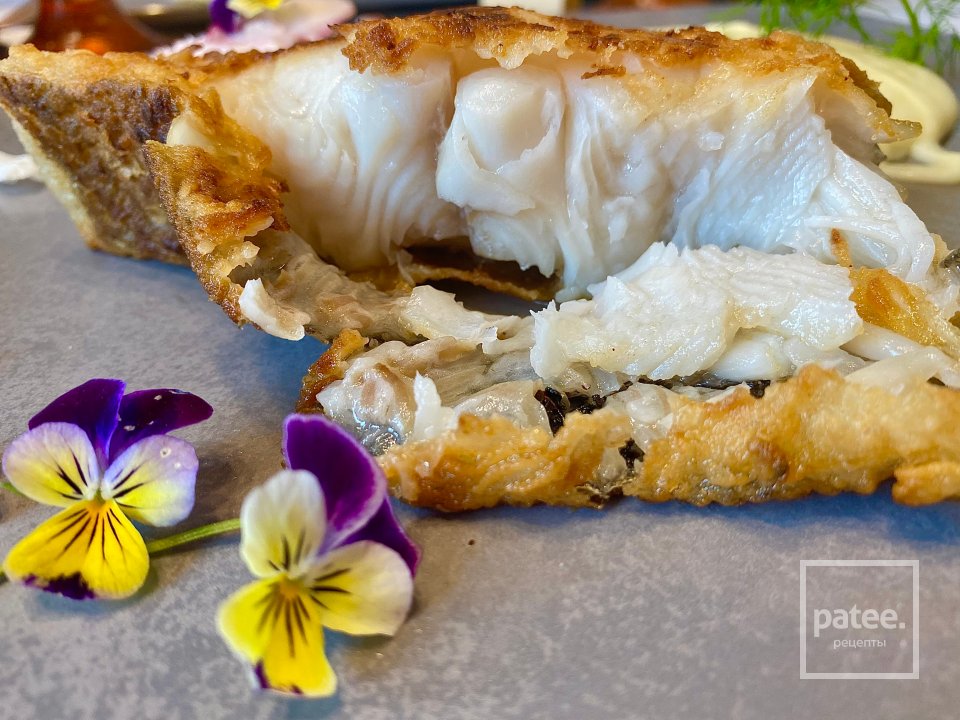 Жареный палтус с картофельным пюре - Шаг 10