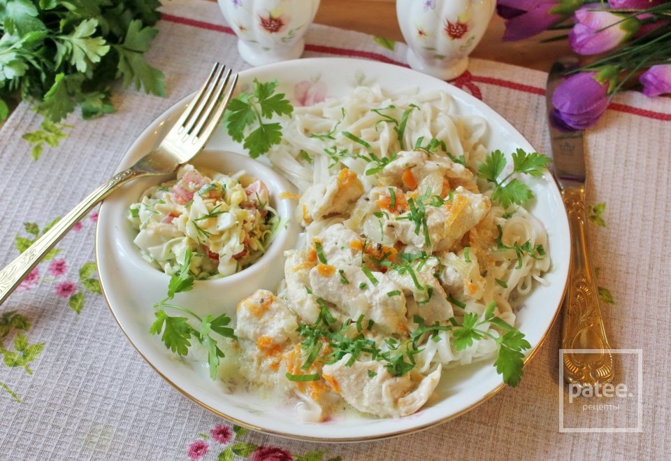 Куриная грудка в сметане - Шаг 13