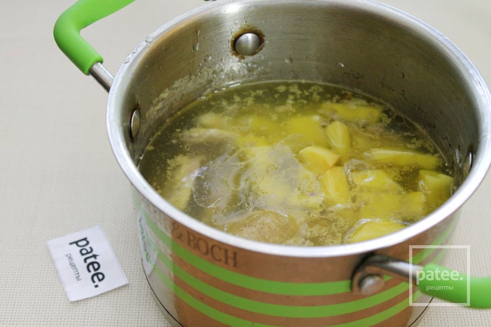 Щи с потрошками и свежей капустой - Шаг 4