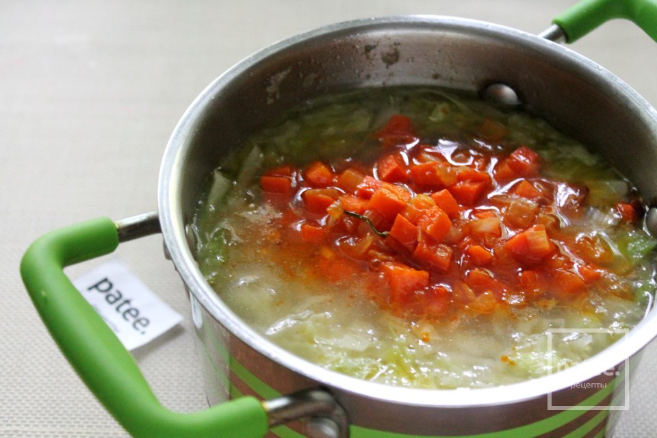 Щи с потрошками и свежей капустой - Шаг 11