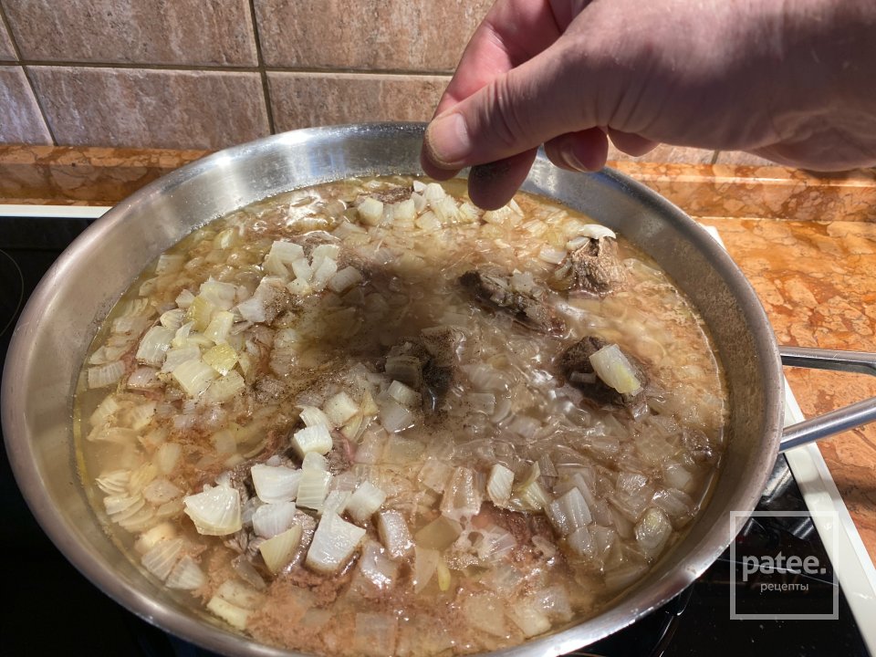 Говядина по-Кремлевски с отварными макаронами и Витаминным салатом - Шаг 7