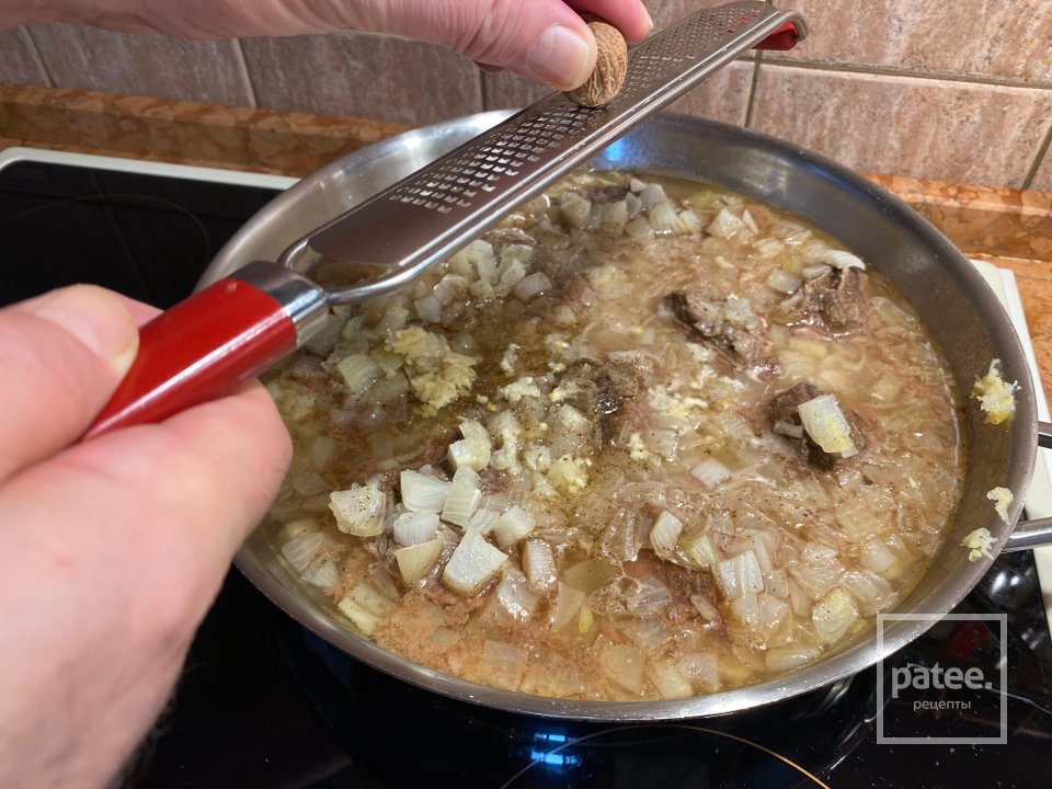 Говядина по-Кремлевски с отварными макаронами и Витаминным салатом - Шаг 9