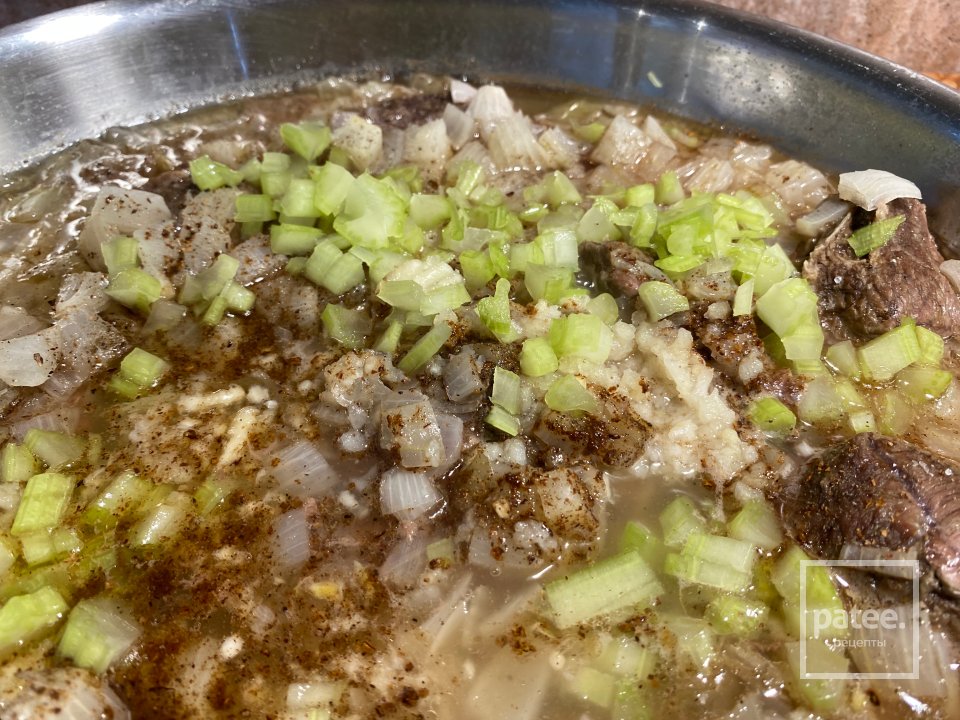 Говядина по-Кремлевски с отварными макаронами и Витаминным салатом - Шаг 10