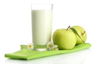 Яблочно-кефирный коктейль для тонкой талии 🍹