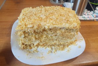 Хрустящий "Наполеон" с вкуснейшим кремом