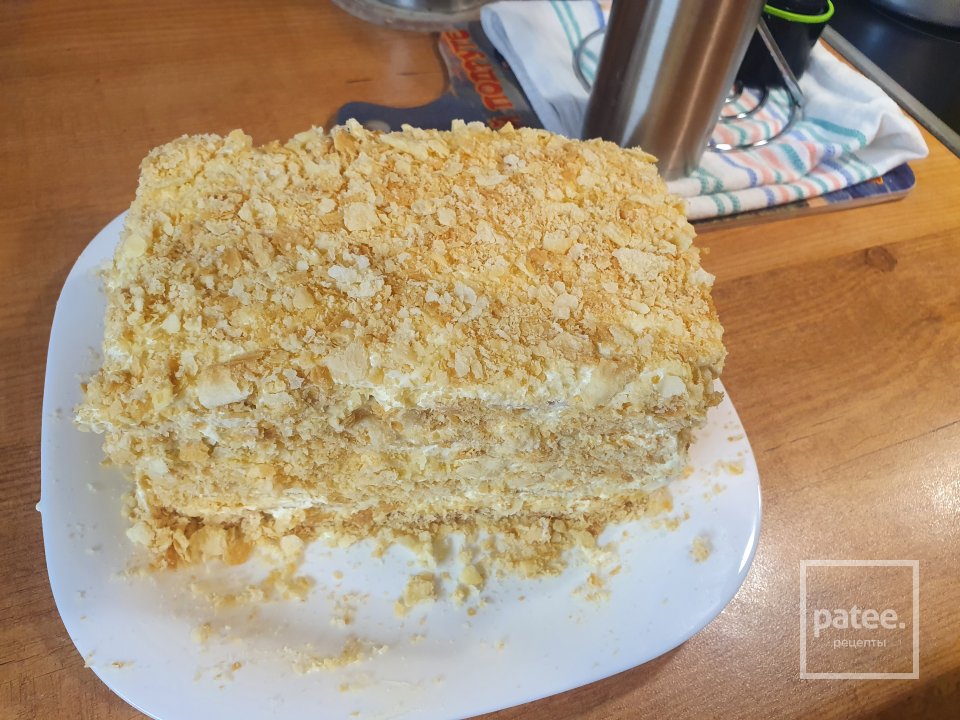 Хрустящий "Наполеон" с вкуснейшим кремом - Шаг 4