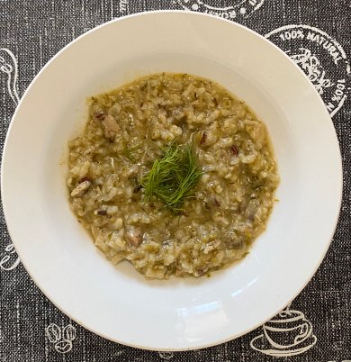 Ризотто со шпинатом и куриным филе - Шаг 8