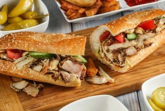 Куриная шаурма в хрустящем багете 🥖