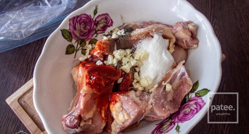 Запечённая курица с капустой в рукаве 🍗 - Шаг 3