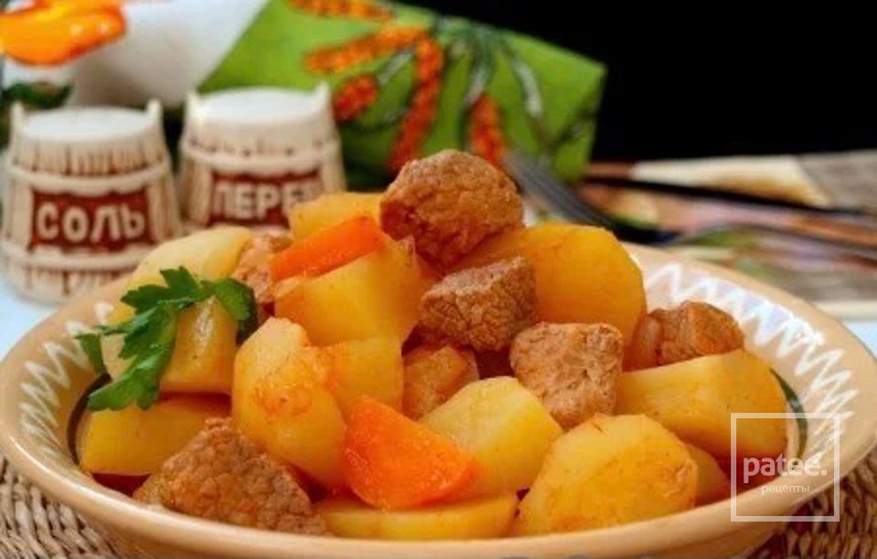 Говядина тушеная с картошкой 🥔 - Шаг 1